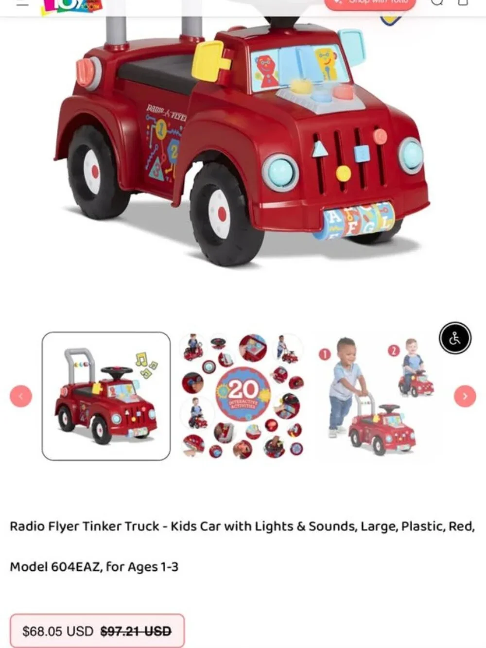 Radio Flyer Tinker Truck 3 in 1